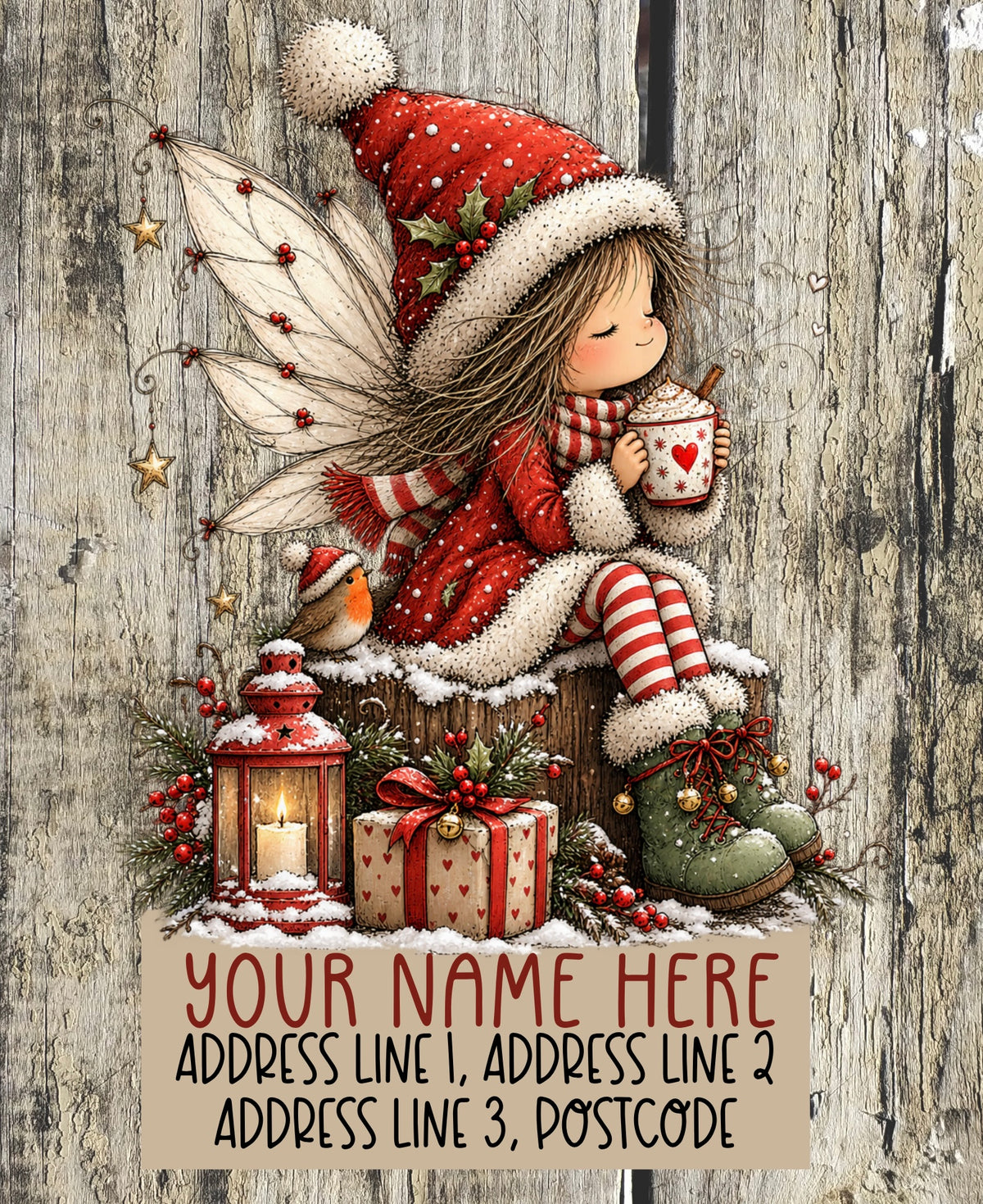 Christmas Fairy Address Labels