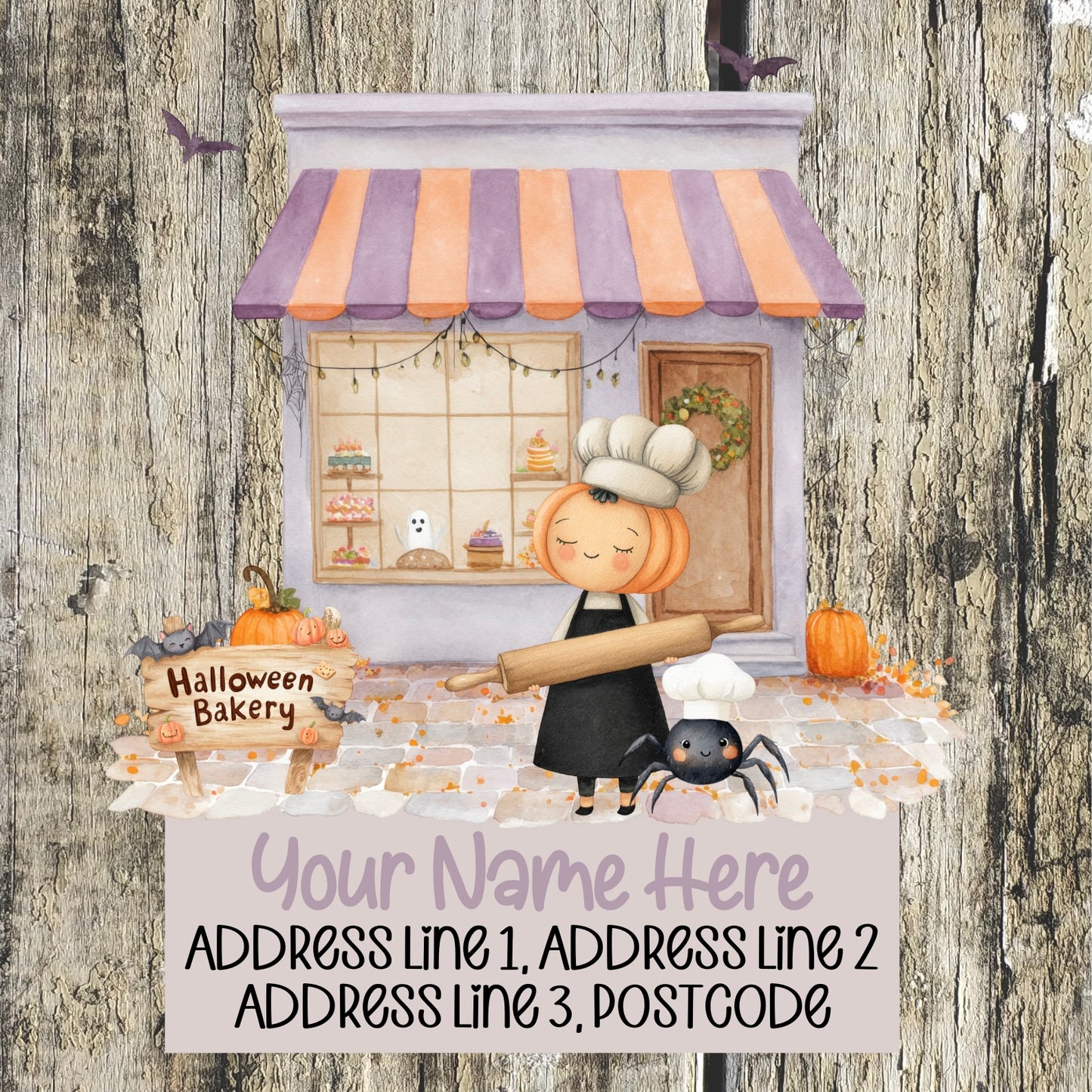 Halloween Store Address Labels