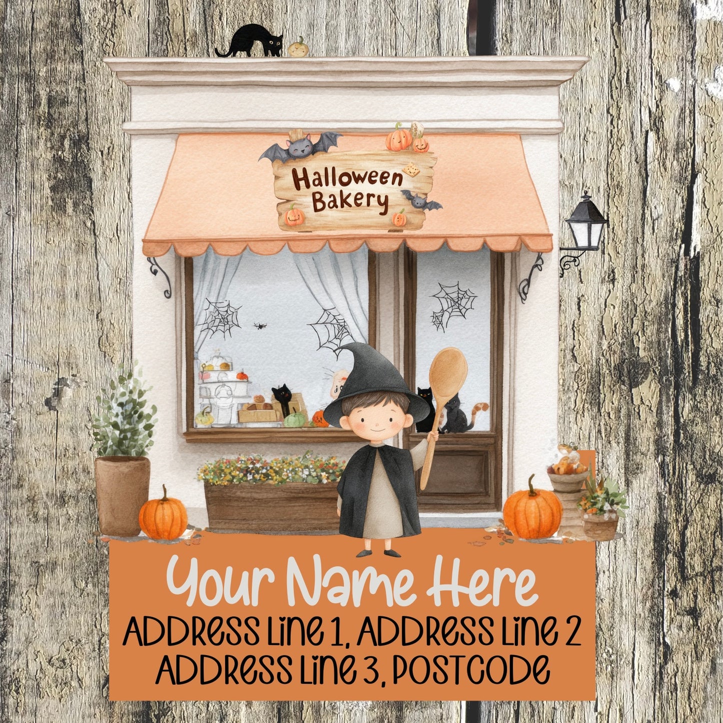 Halloween Store Address Labels