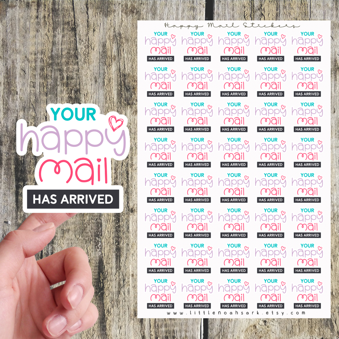Your Happy Mail Has Arrived Stickers