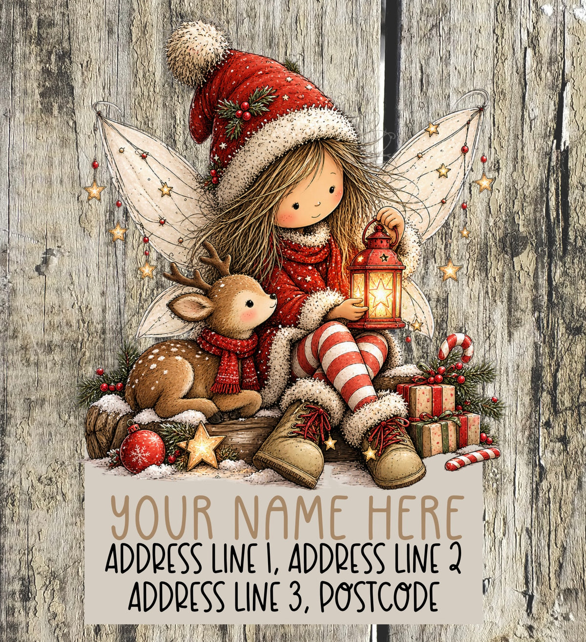Christmas Fairy Address Labels