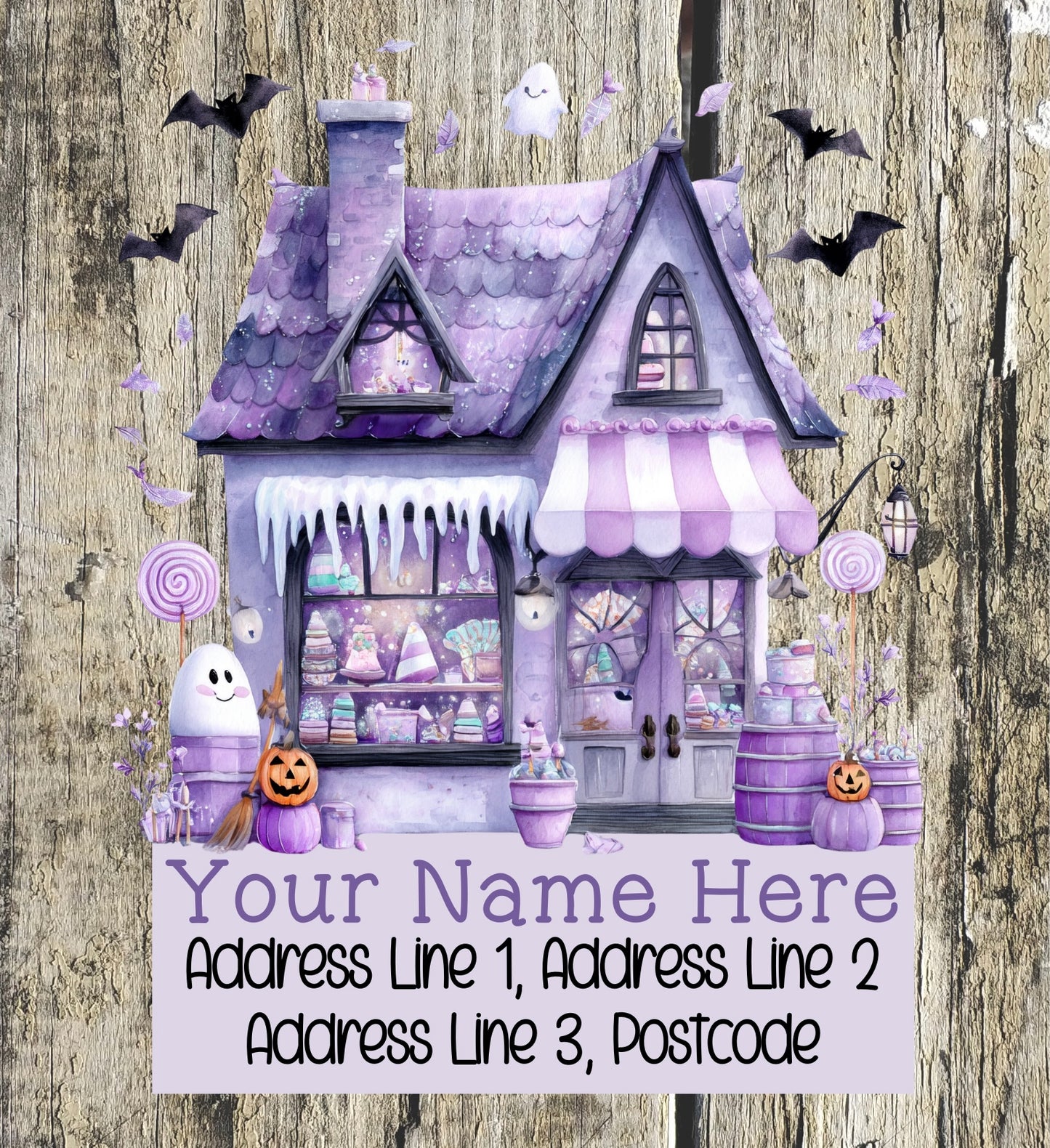 Halloween Store Address Labels