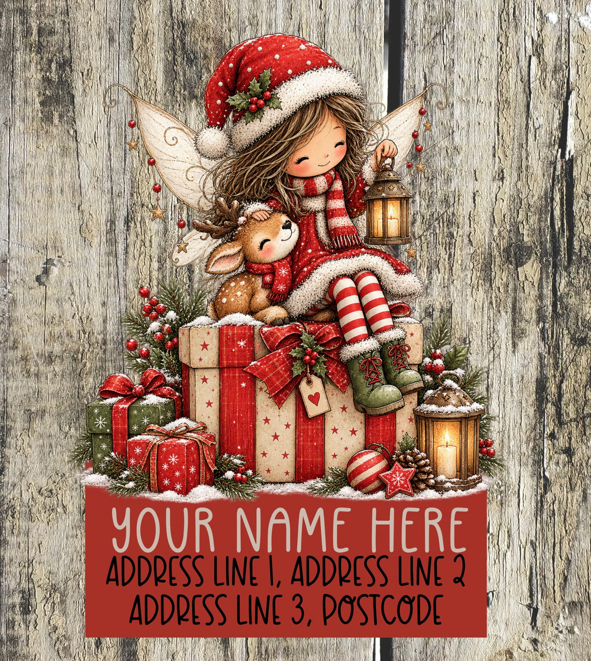 Christmas Fairy Address Labels