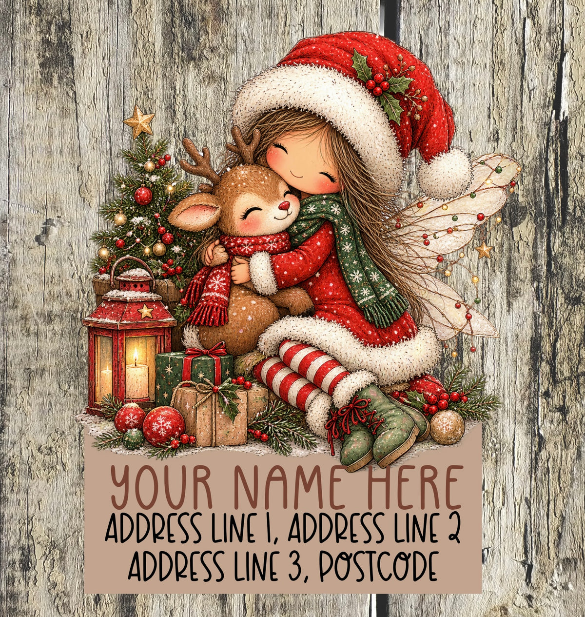 Christmas Fairy Address Labels