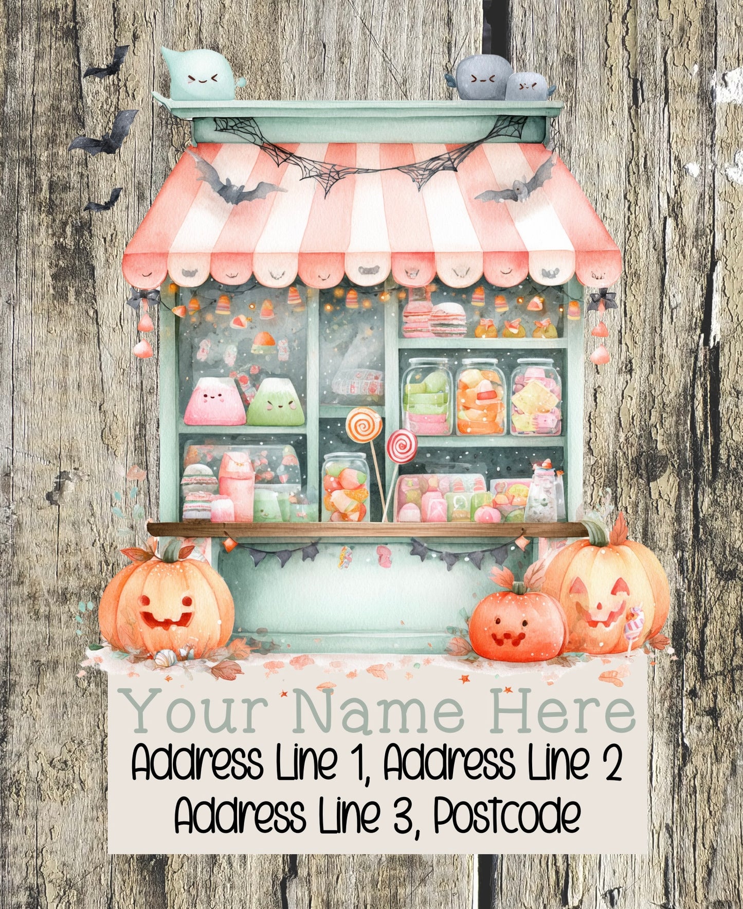Halloween Store Address Labels