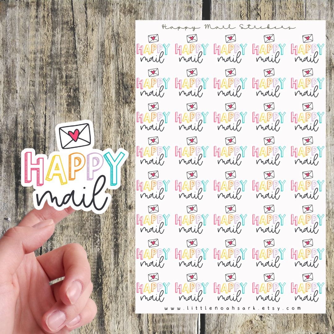 Happy Mail Stickers