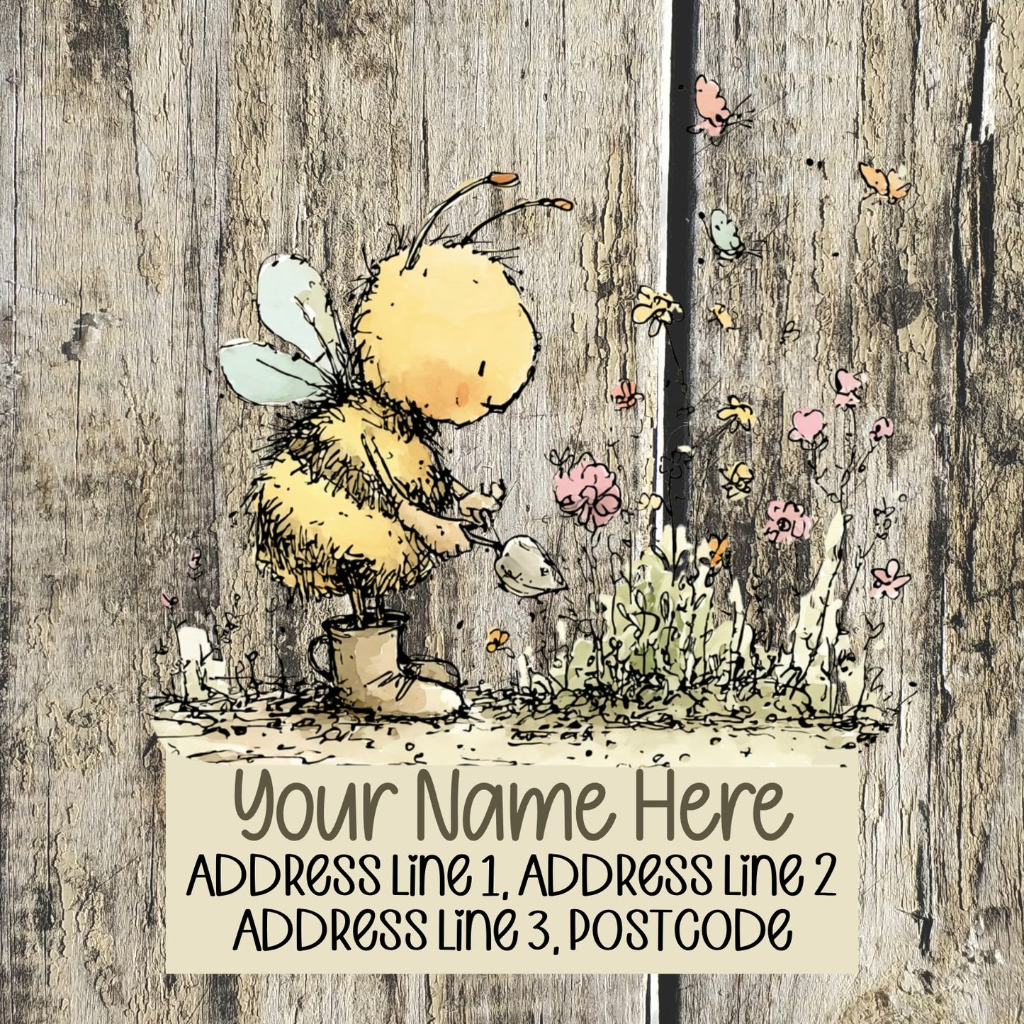 Busy Bee Address Labels