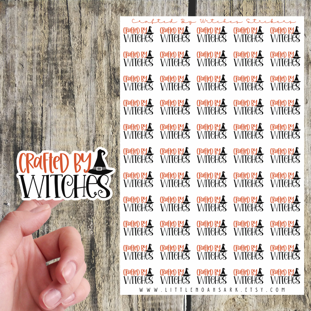 Crafted By Witches Stickers
