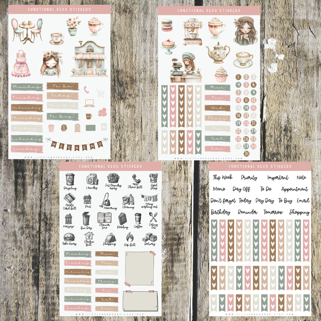 Functional Deco Planner Stickers