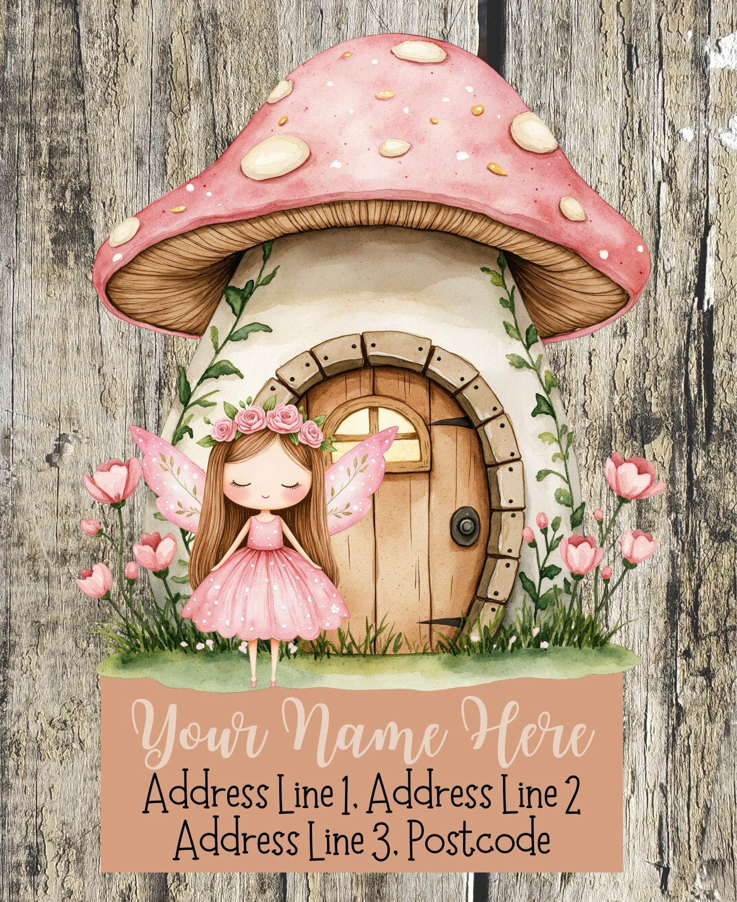 Fairy House Address Labels