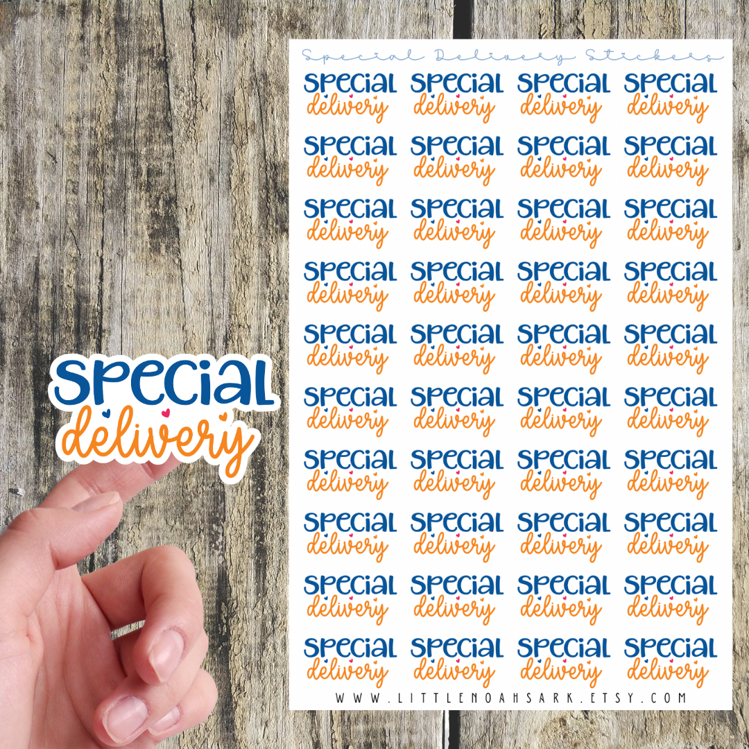 Special Delivery Stickers