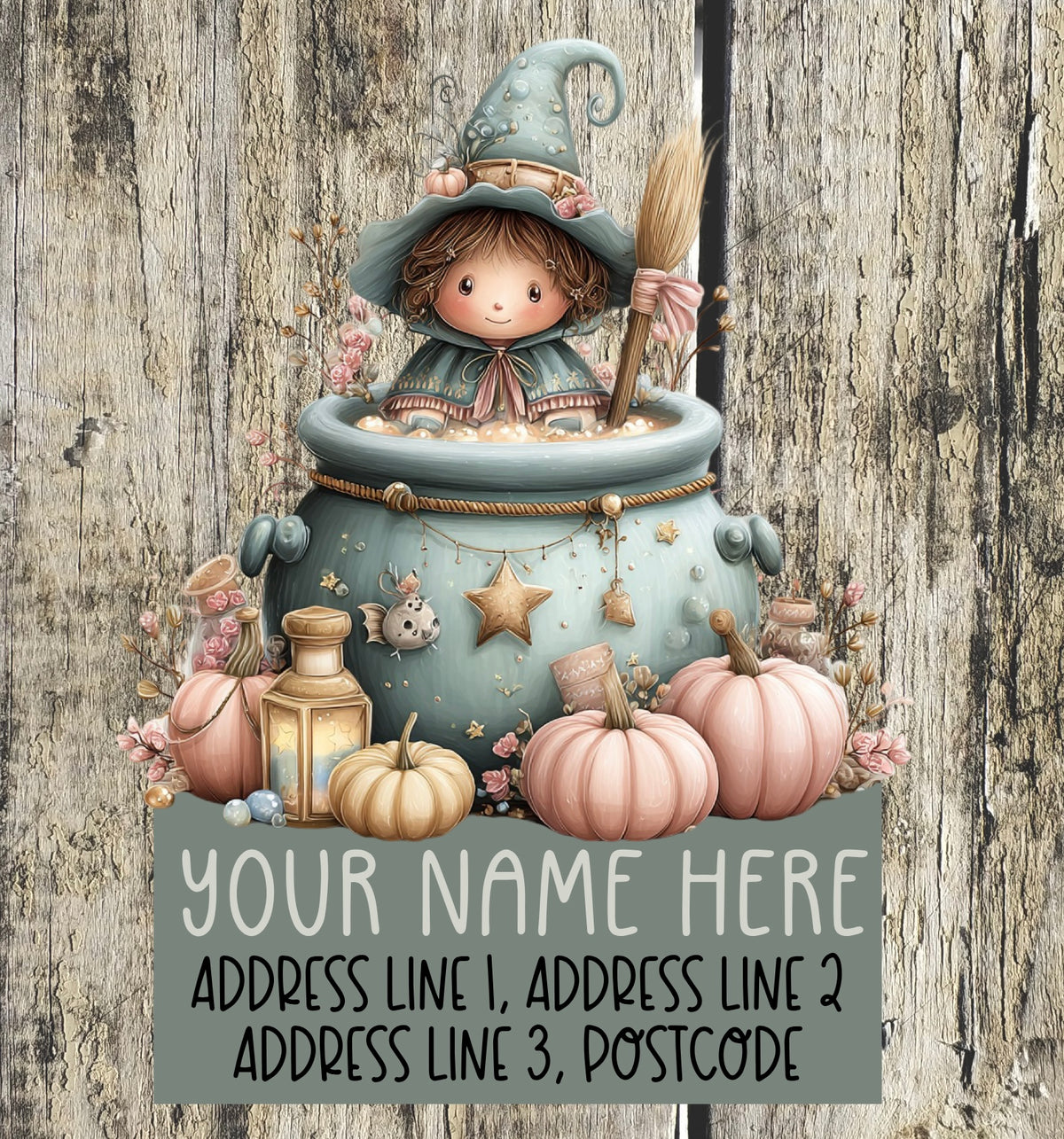 Pastel halloween Address Labels