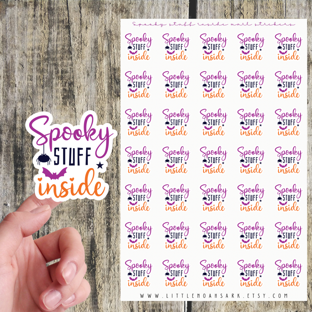 Spooky Stuff Stickers