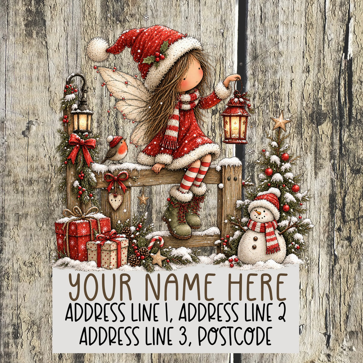 Christmas Fairy Address Labels