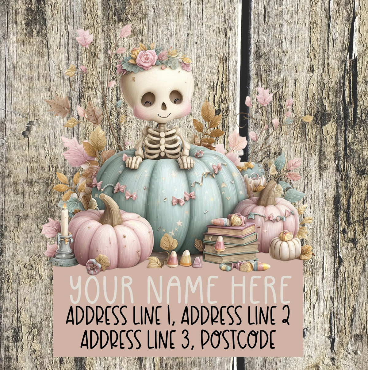Pastel halloween Address Labels