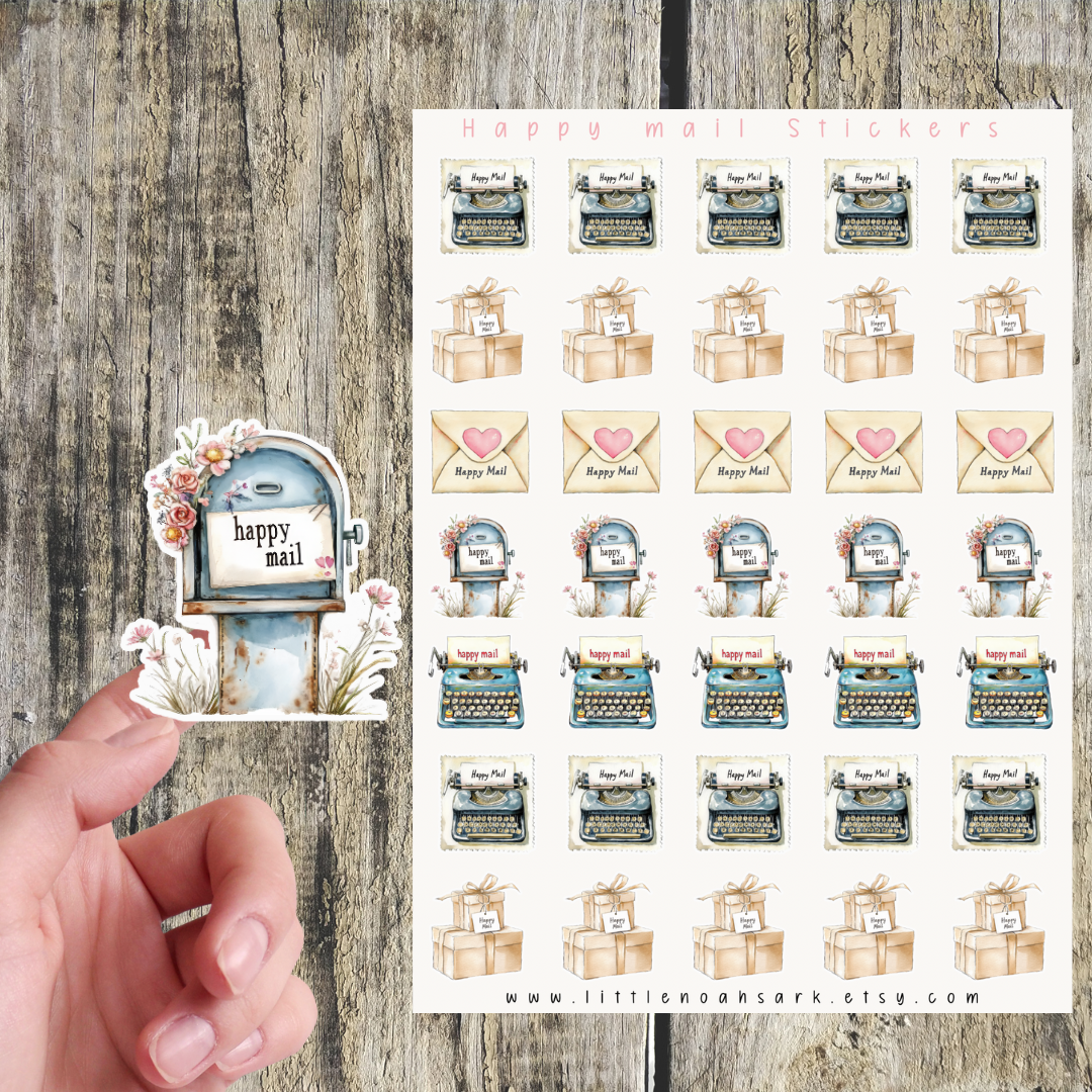 Happy Mail Stickers