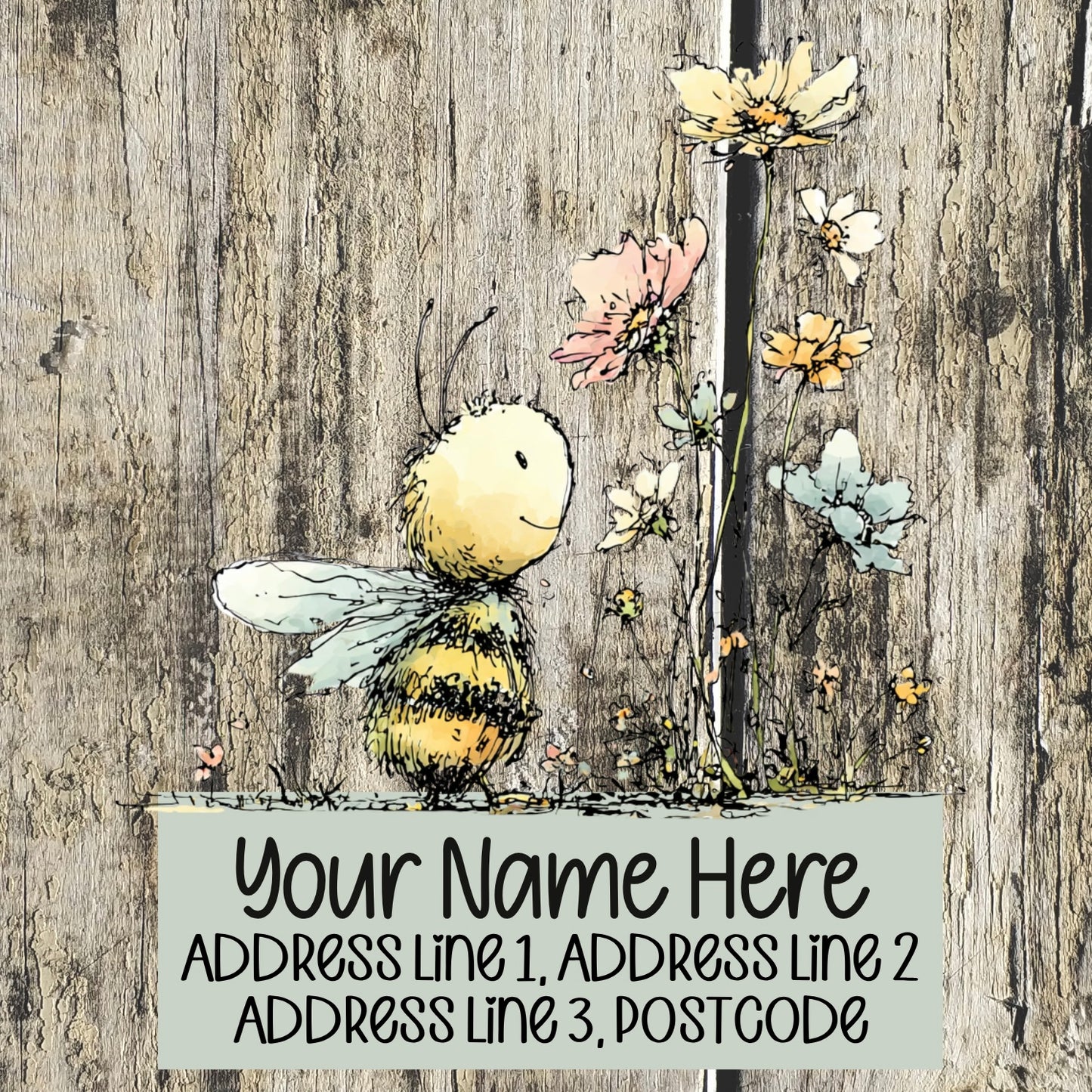 Busy Bee Address Labels