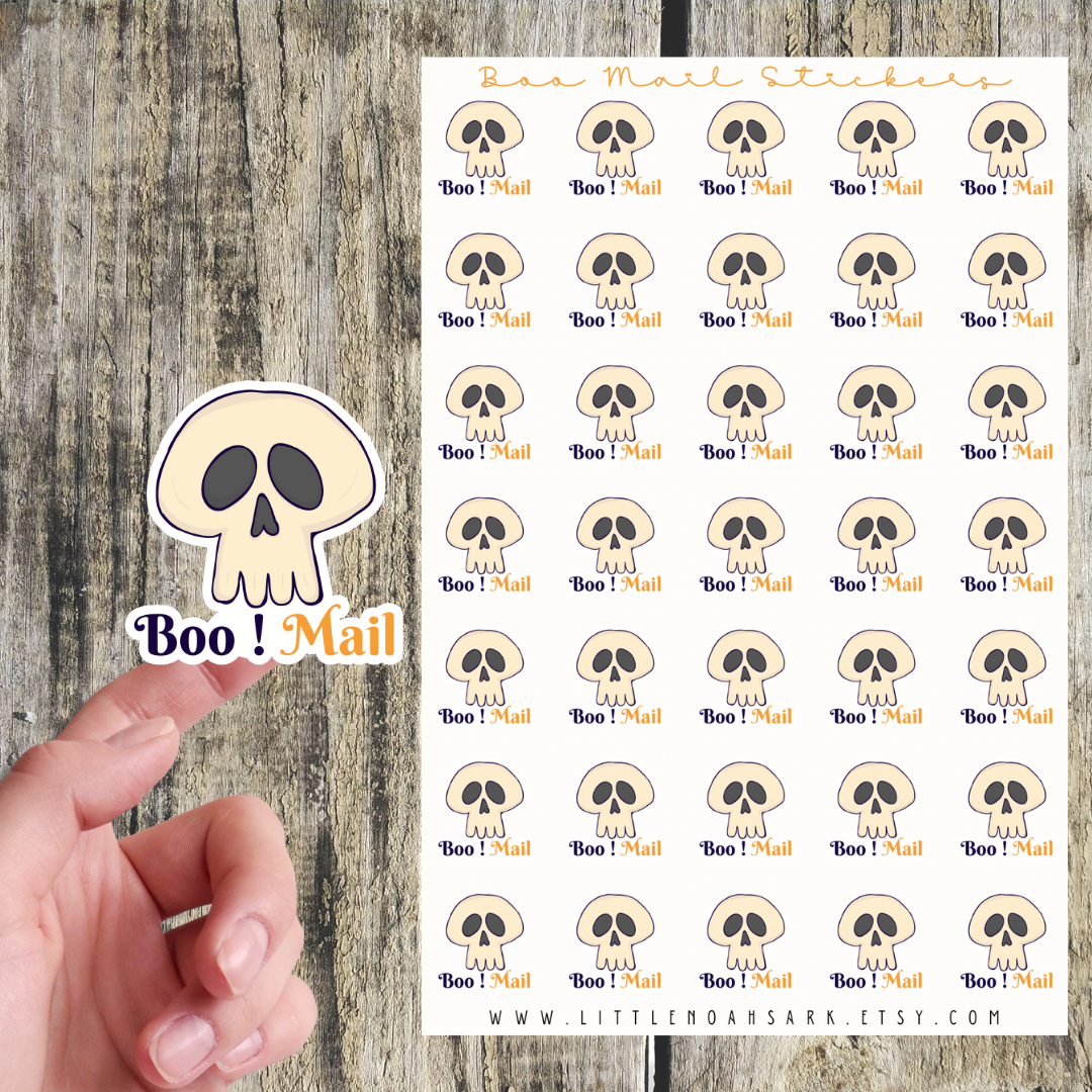 Boo Mail Stickers