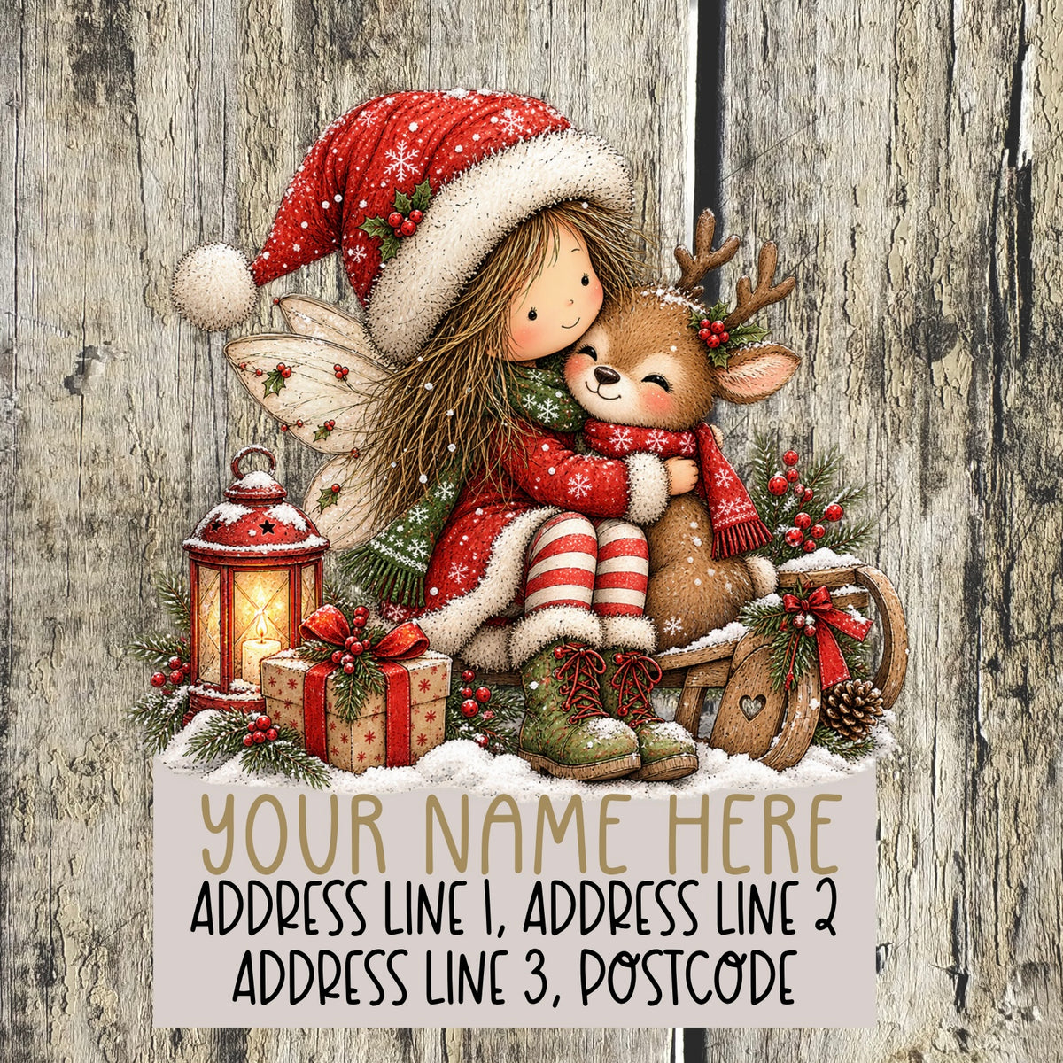 Christmas Fairy Address Labels