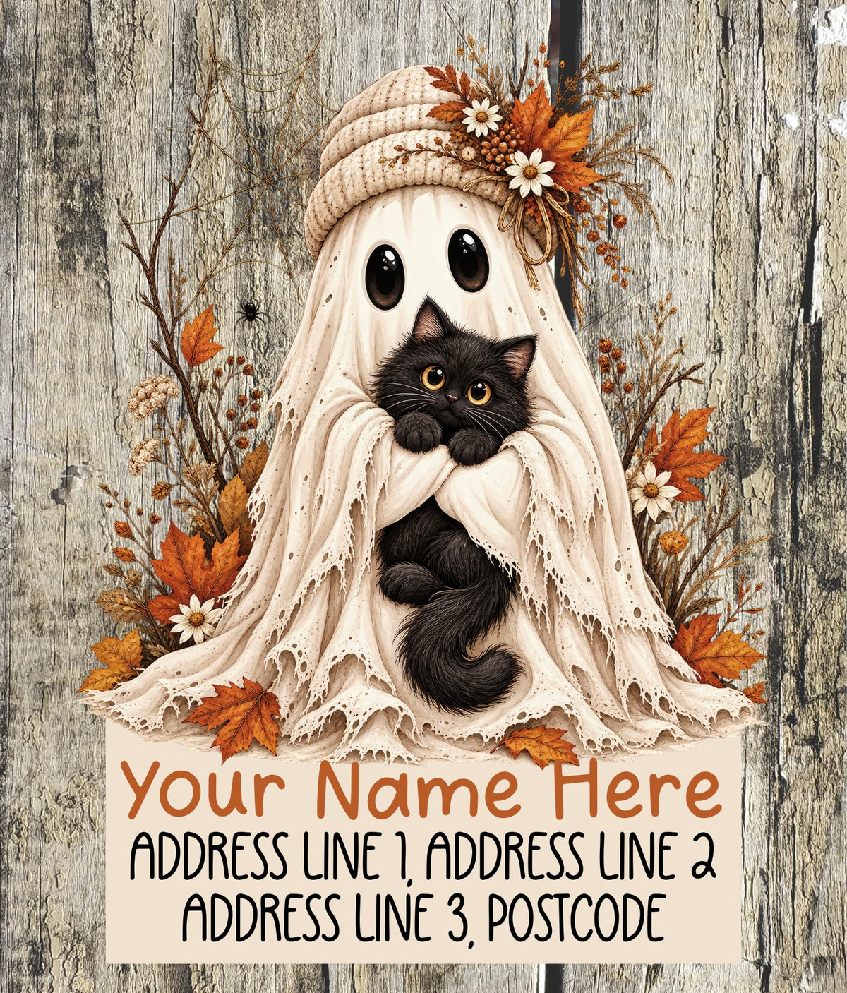 Boho ghost Address Labels