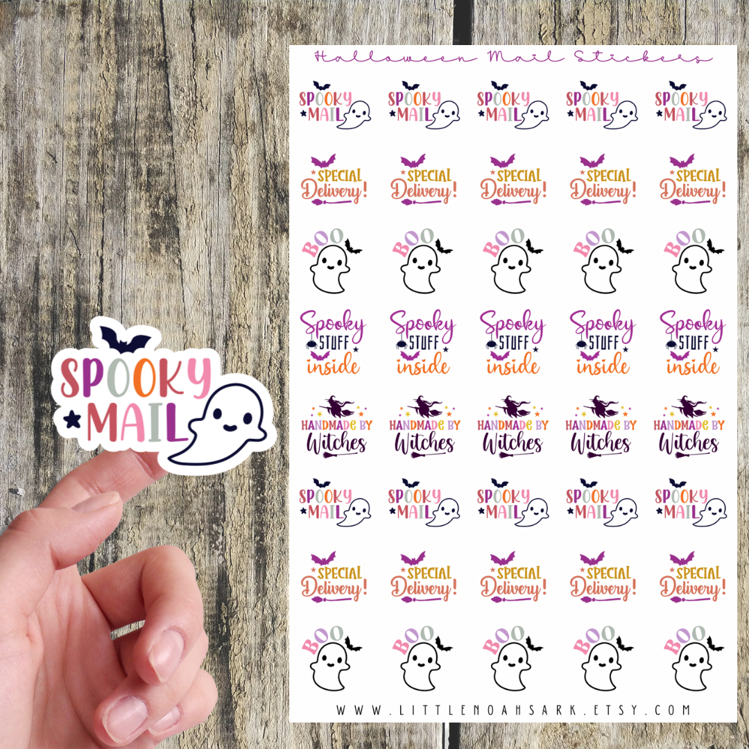 Halloween Mail Stickers