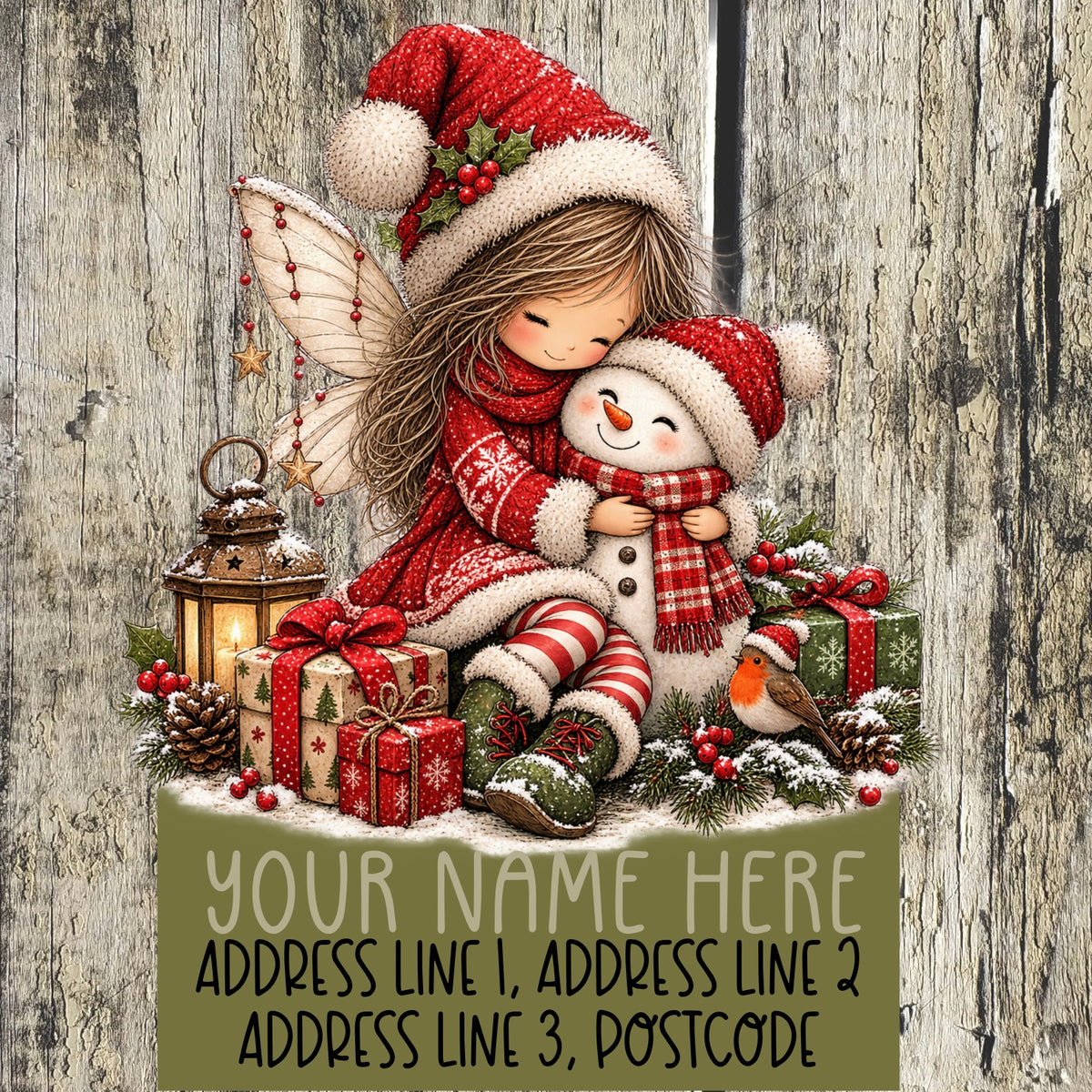 Christmas Fairy Address Labels
