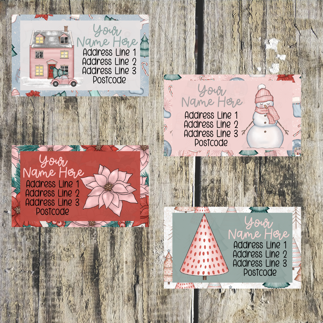 Christmas Mixed Address Labels