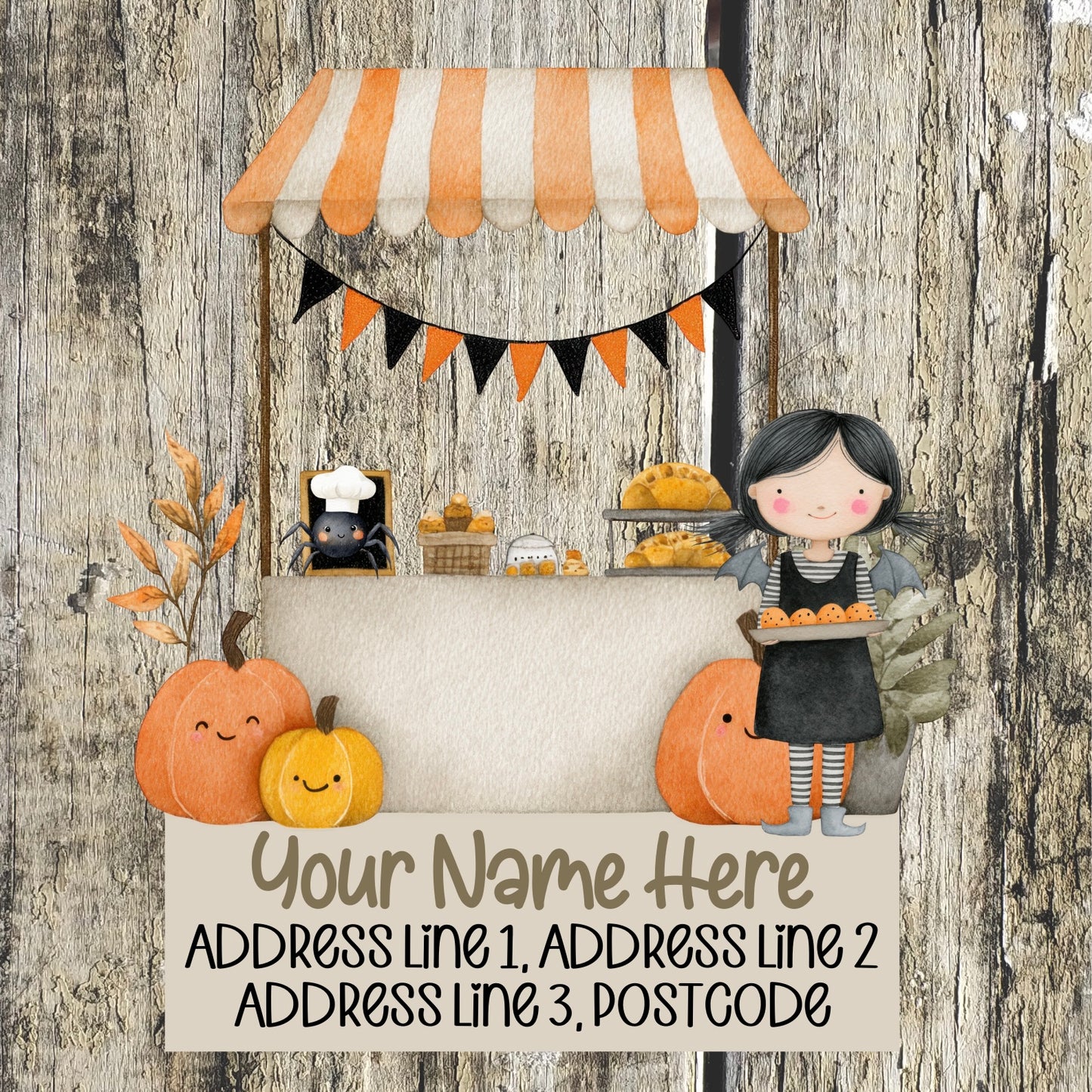 Halloween Store Address Labels