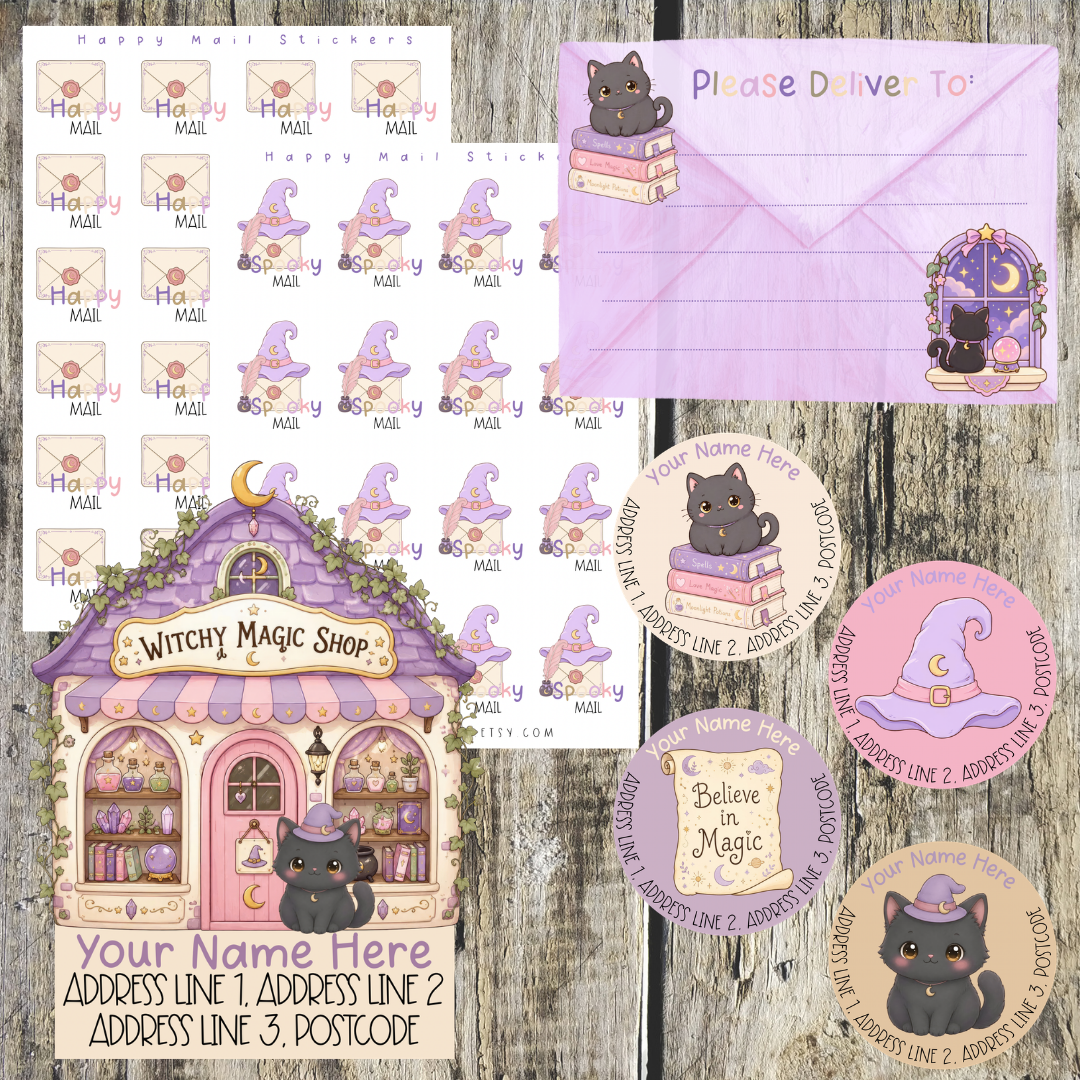 Pastel magic label bundle