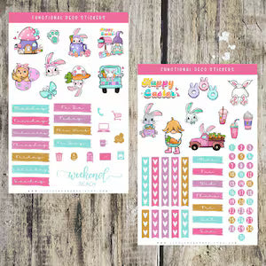 Functional Deco Planner Stickers