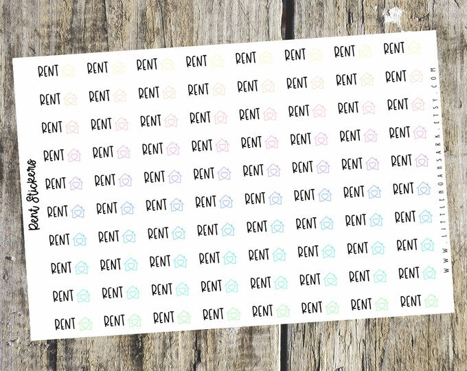 Rent Script Stickers