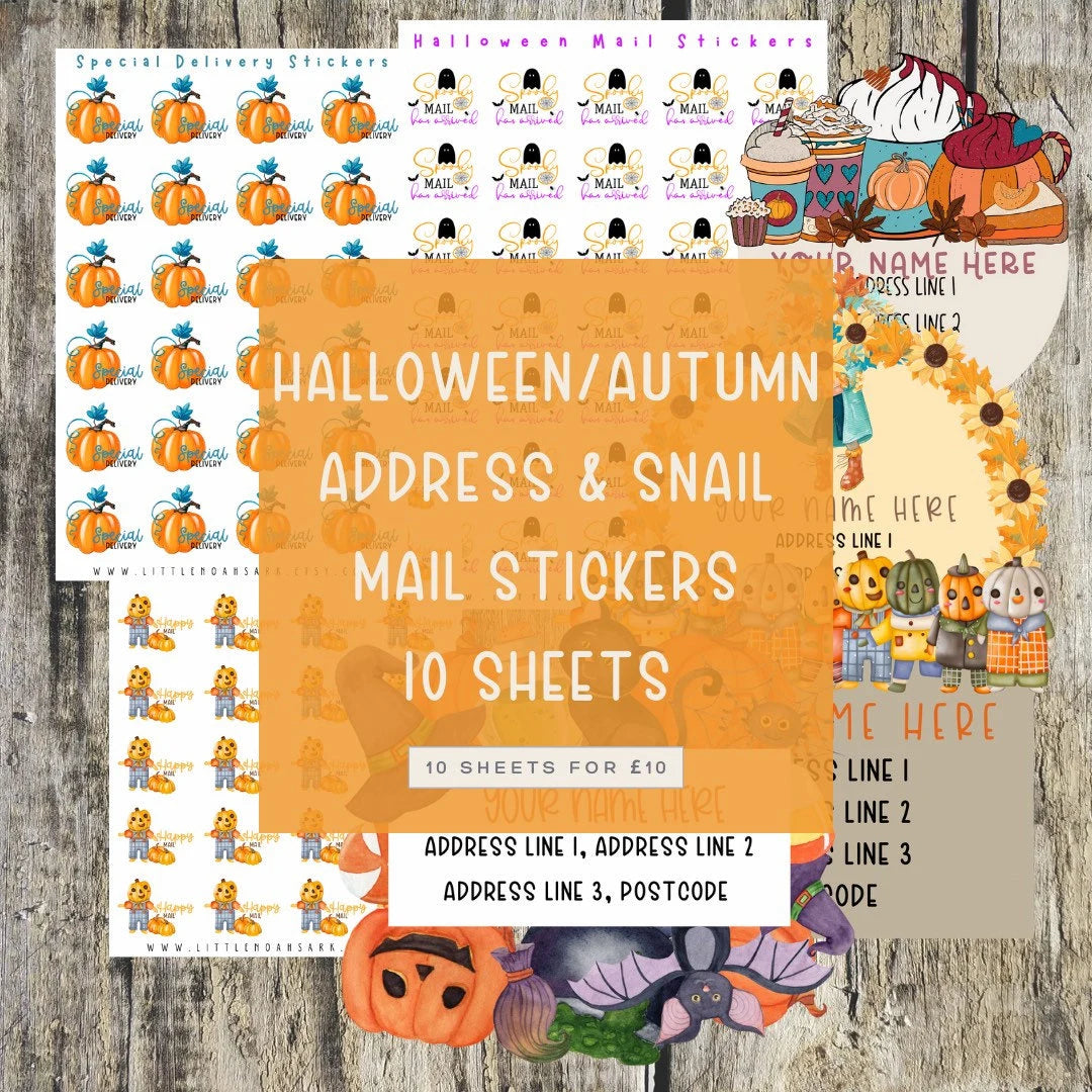 Halloween/Autumn bundle (10 sheets)