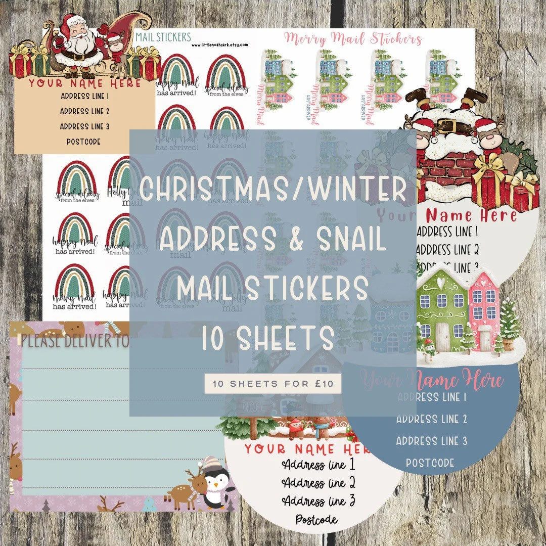 Christmas/winter bundle (10 sheets)