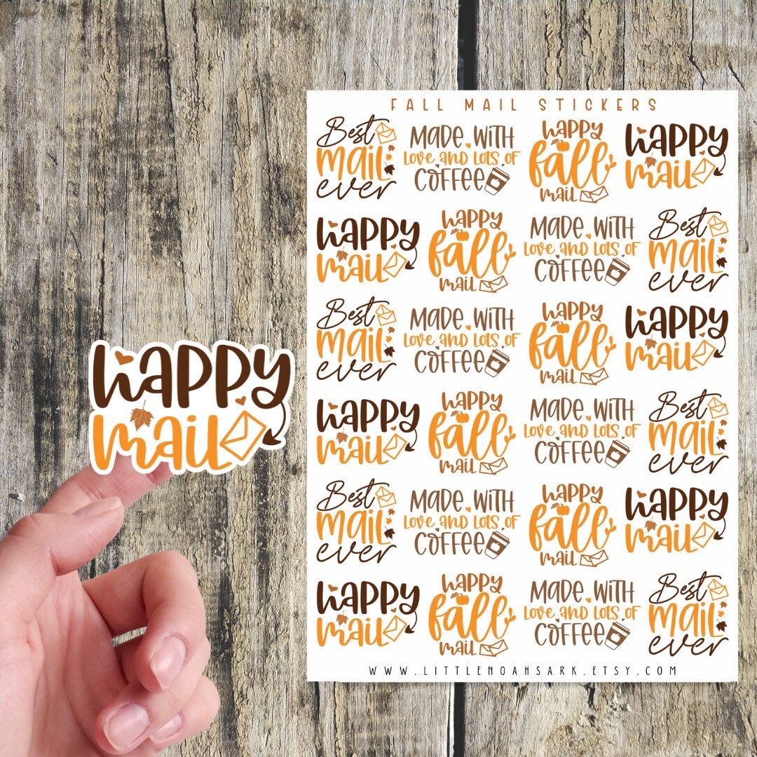 Fall Mail Stickers