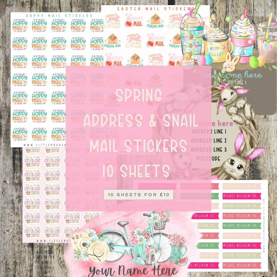 Spring/Easter bundle (10 sheets)