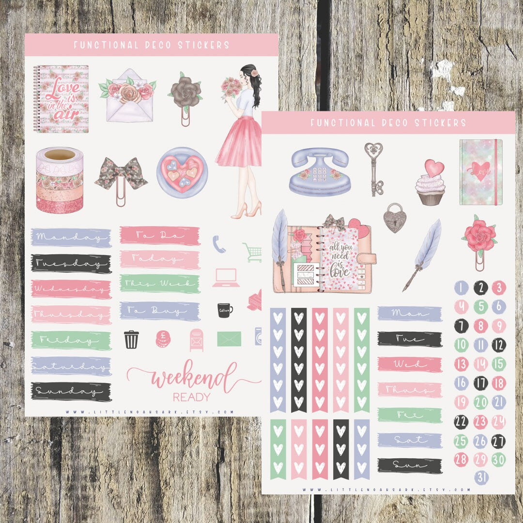 Functional Deco Planner Stickers