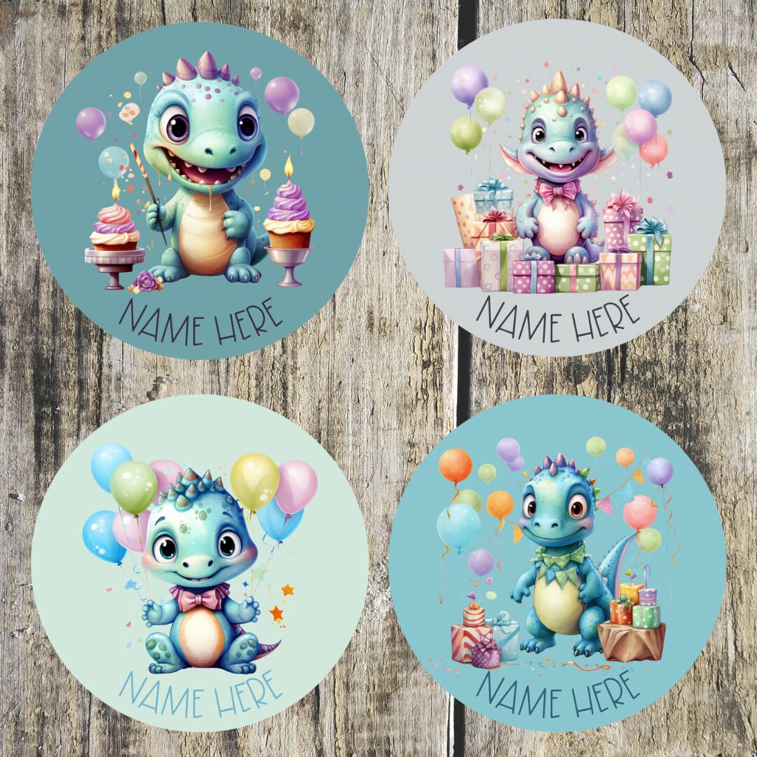 Personalised Birthday Stickers
