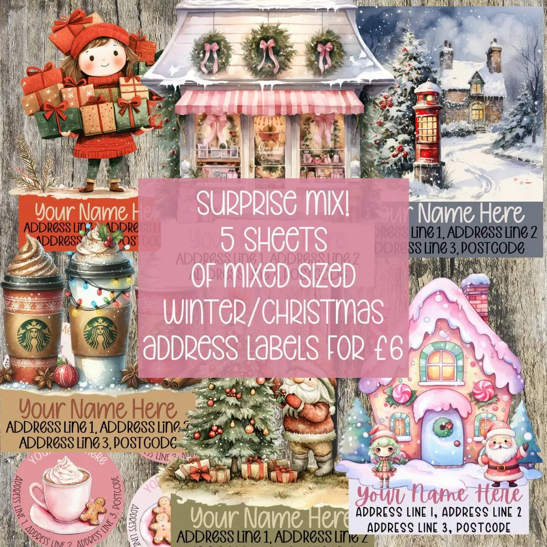 5 Sheet winter/christmas bundle