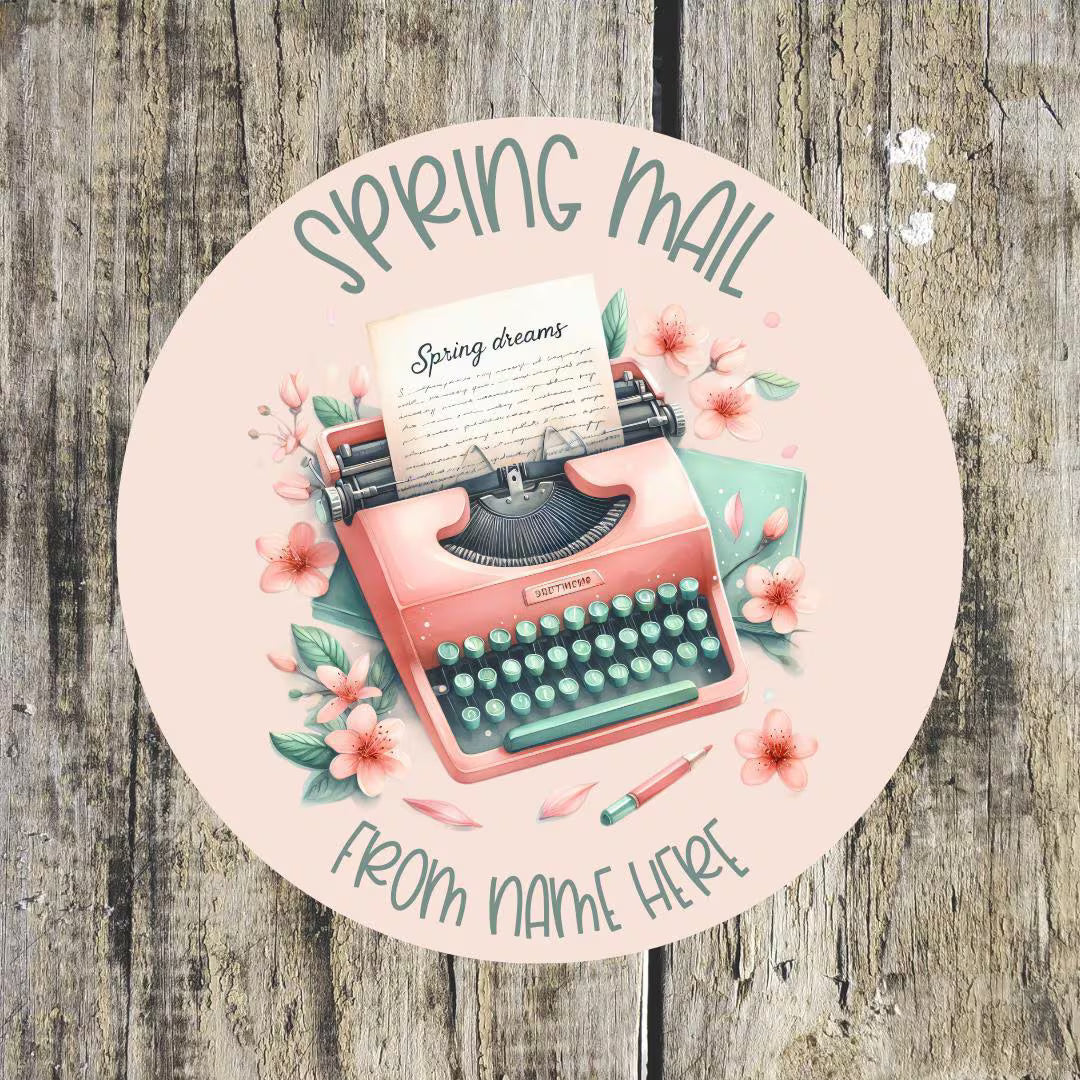 Spring Mail Stickers