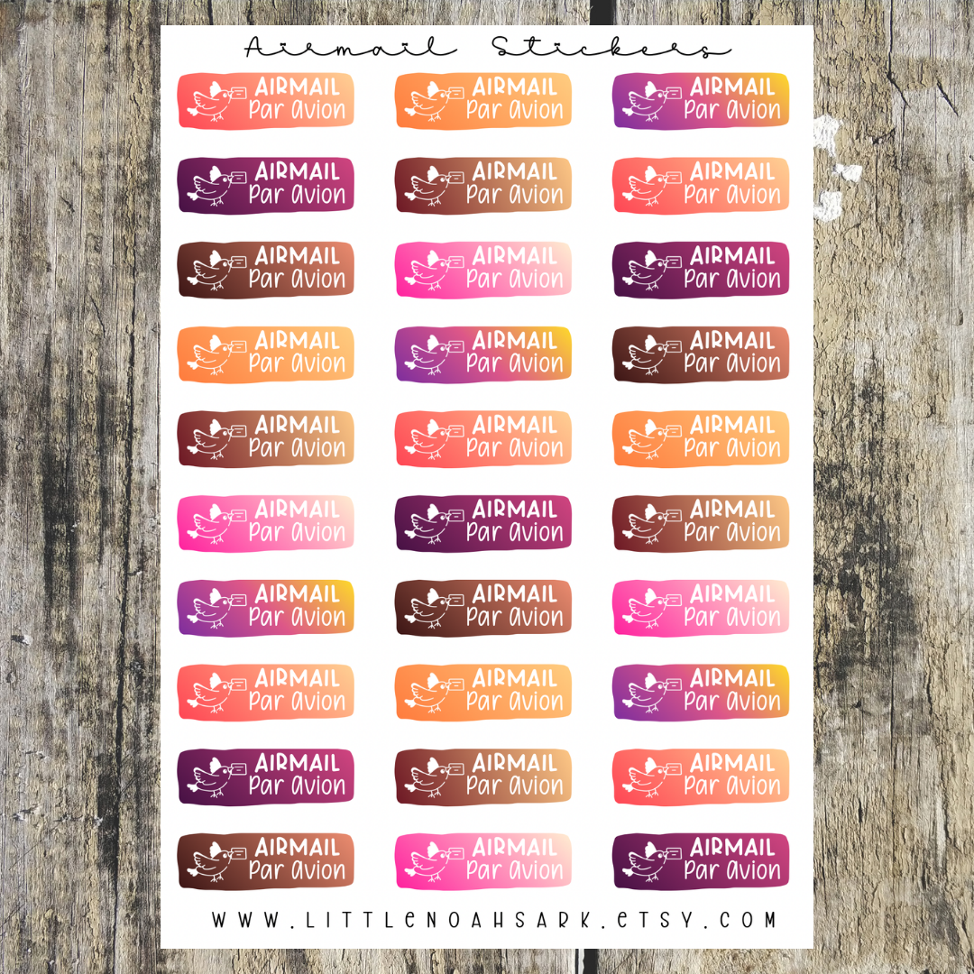 Airmail Stickers