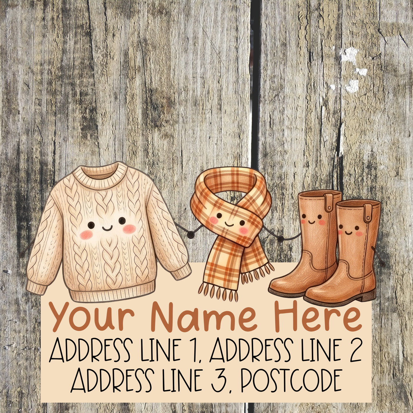 Autumn Comforts Address Labels