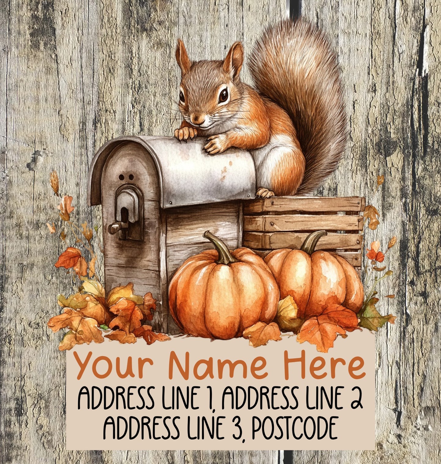 Squirrel Mail Address Labels