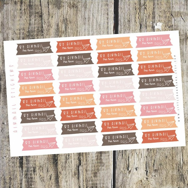 Airmail Stickers