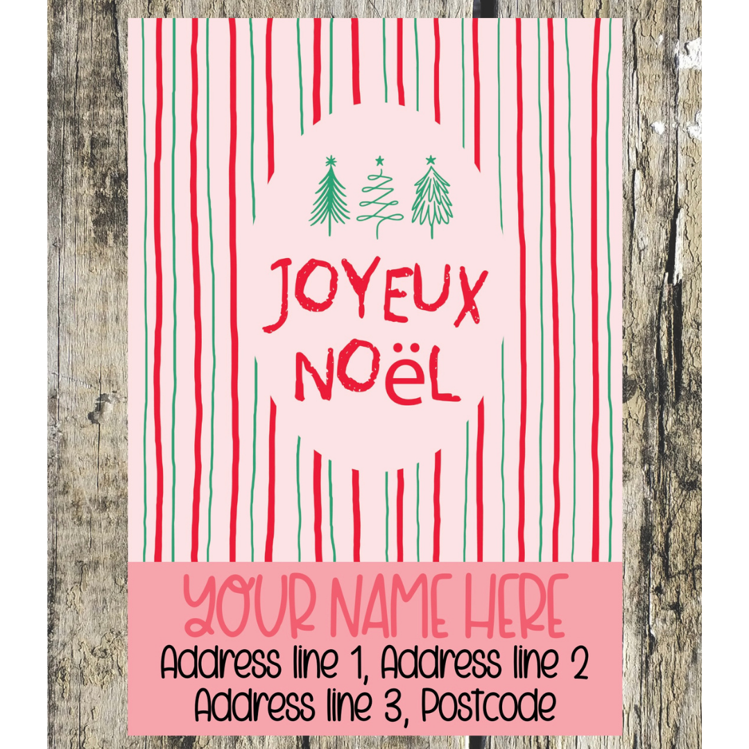 Christmas Quote Address Labels
