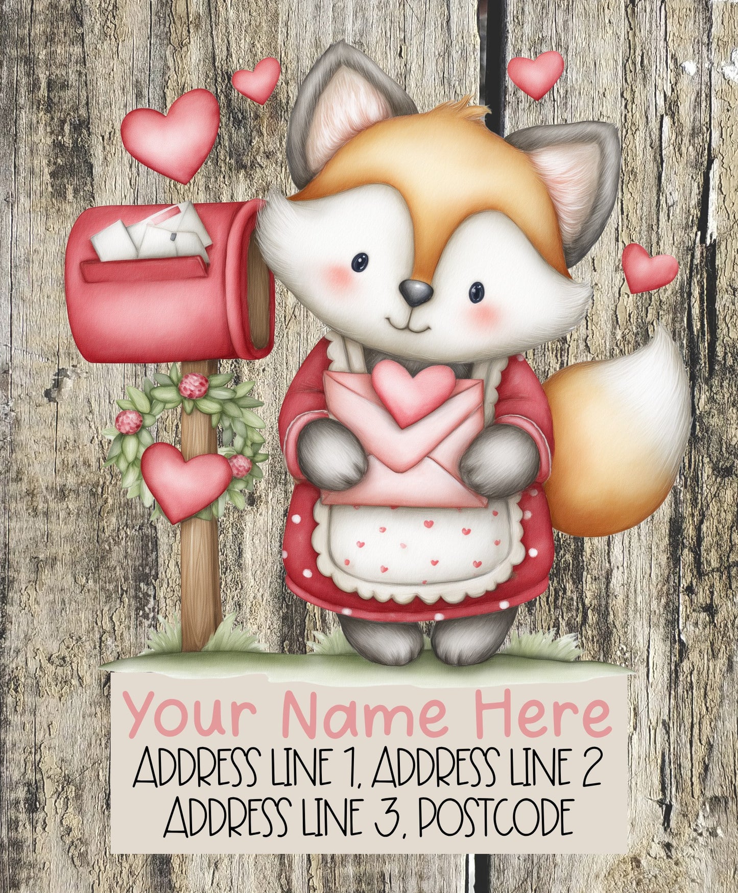 Forest Animal Mail Address Labels