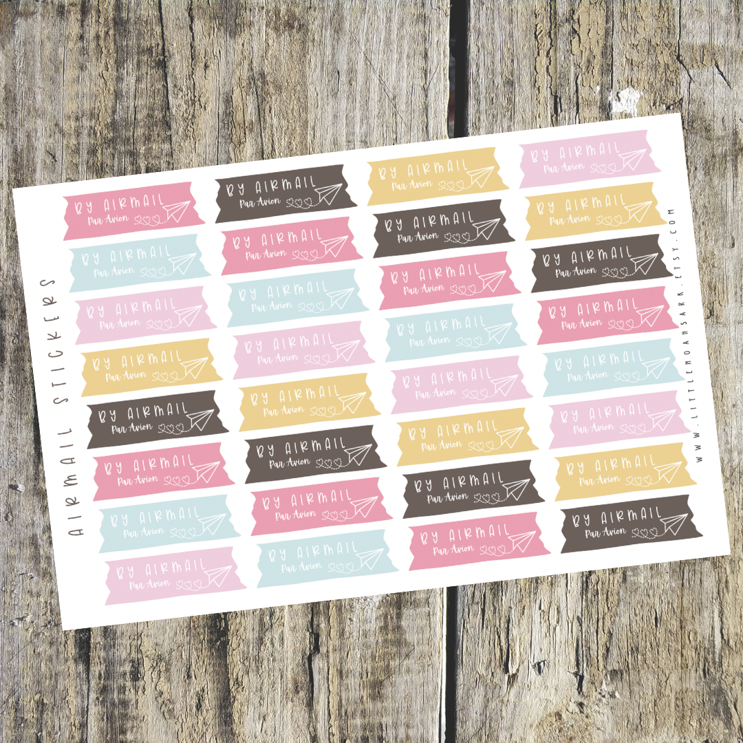 Airmail Stickers