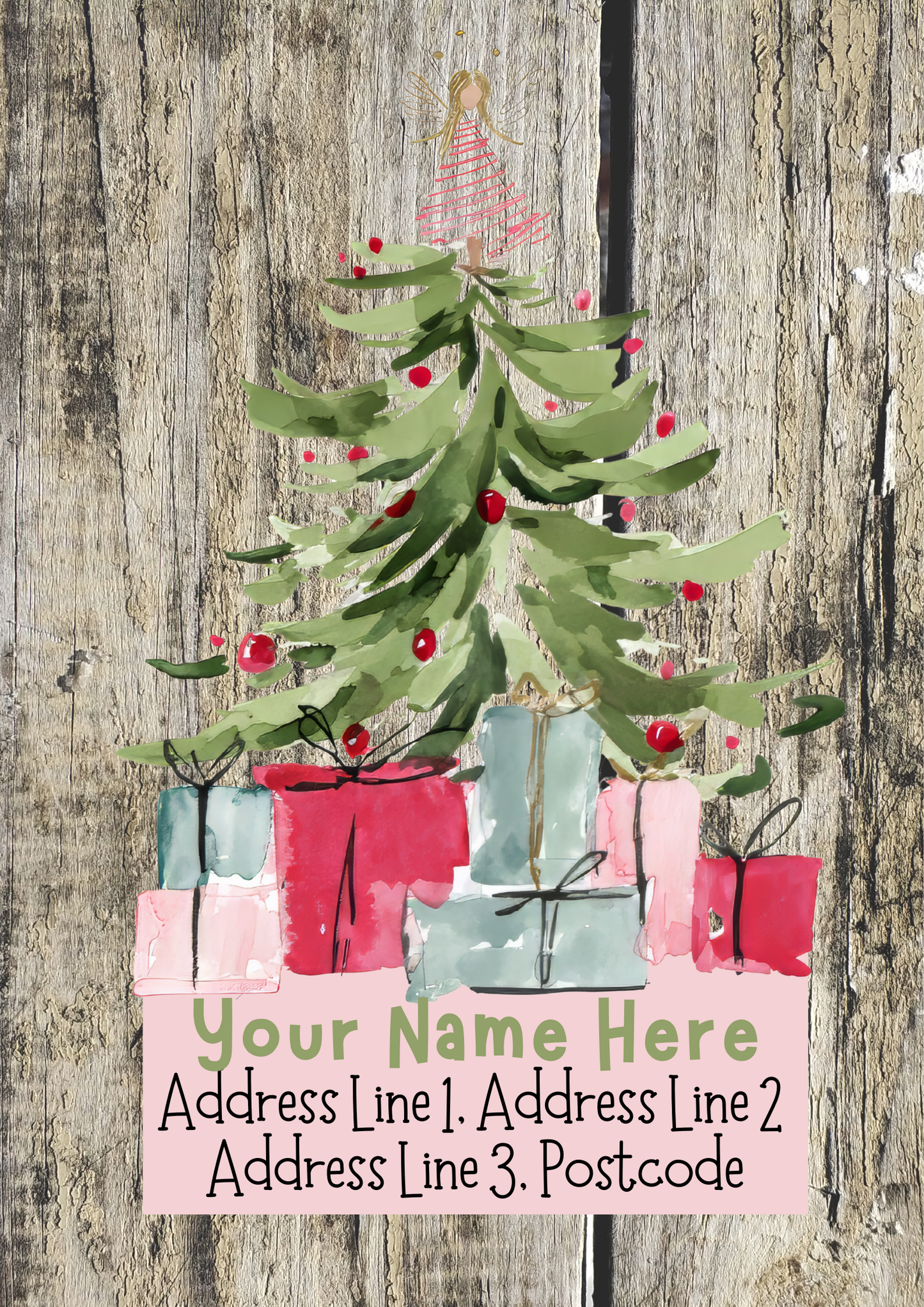 Winter Scene Christmas Address Labels