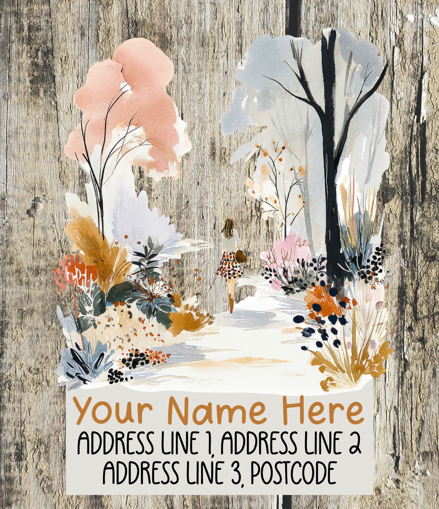 Autumn Scenic Address Labels