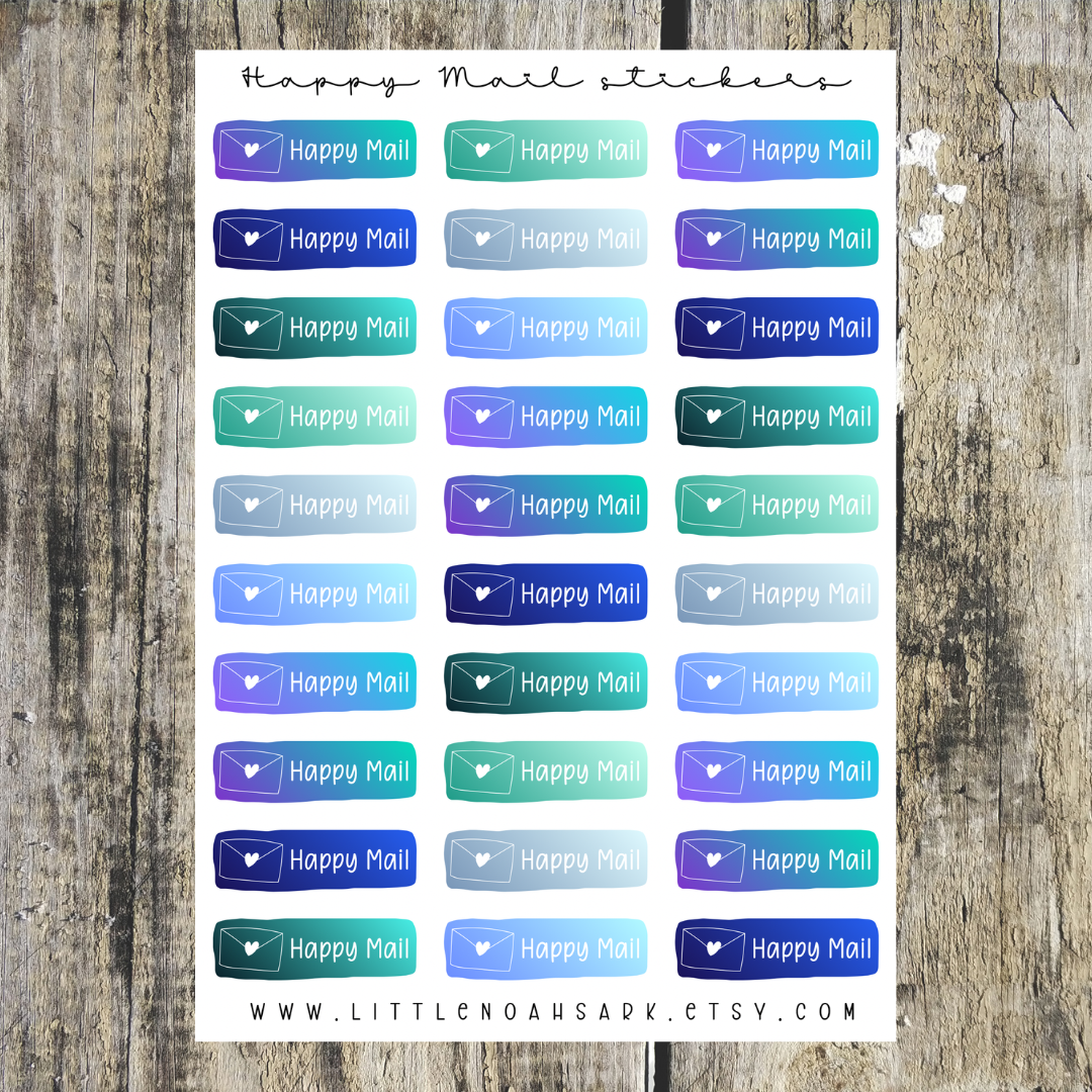 Happy Mail Stickers