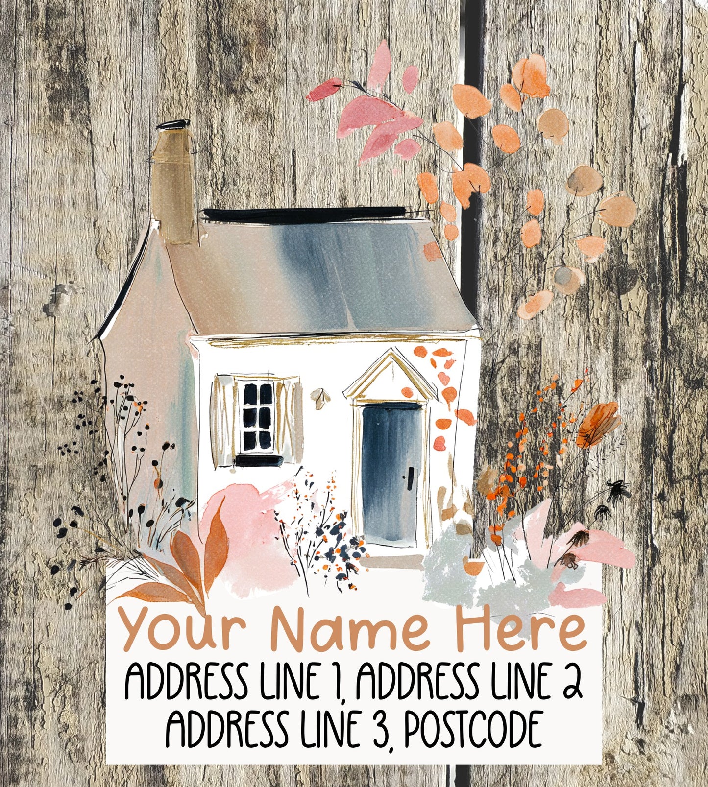 Autumn Scenic Address Labels